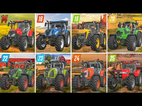 Видео: Fs14 против Fs16 против Fs18 против Fs20 против Fs22 против Fs23 против Fs24 против Fs25 | Сравне...