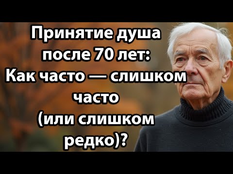 Видео: Душ после 70 лет: как часто нужно мыться, чтобы сохранить здоровье и свежесть кожи