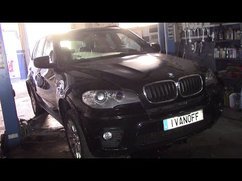 Видео: BMW  X5  E70  N57D30A  Потекло масло, всё плохо