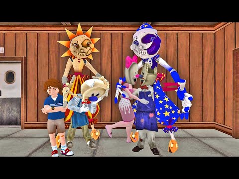 Видео: ФНАФ SECURITY BREACH против Мороженщик 6 любит Мисс Пинки vs Босс Род смешная анимация часть 193