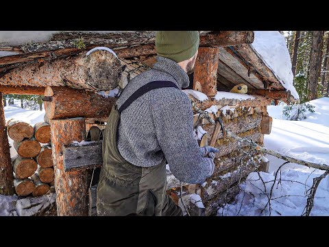 Видео: ЗАБРОШЕННАЯ ИЗБУШКА ЕЩЕ ПОСЛУЖИТ. РЕМОНТ ТАЁЖНОГО ЖИЛЬЯ.