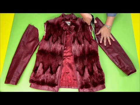 Видео: [DIY] Не выбрасывайте норковые жакеты старше 20 лет. | Происходят удивительные вещи.