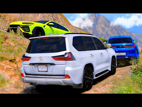 Видео: РЕАЛЬНАЯ ЖИЗНЬ В GTA 5 - ПРОВЕРКА LEXUS LX570, BMW X6M И LAMBORGHINI URUS НА ПРОХОДИМОСТЬ! 🌊ВОТЕР