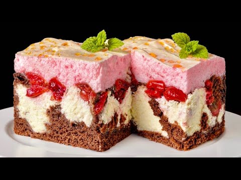 Видео: 🍰 ВИШНЕВА РОСА🍰 пляцок НА РАЗ-ДВА🍰тане в роті!