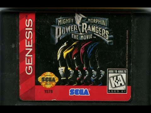 Видео: Sega Mega Drive 2 (Smd) 16-bit Mighty Morphin Power Rangers The Movie Полное прохождение