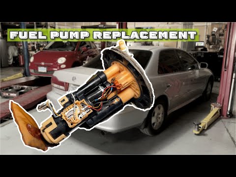 Видео: ДЛИТЕЛЬНЫЙ ПУСК, ЗАТЕМ ЗАПУСК - ЗАМЕНА ТОПЛИВНОГО НАСОСА - HONDA ACCORD 2001 ГОДА