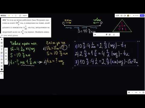 Видео: №432, 433  Задачі на рух, 6 клас, А Мерзляк