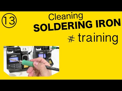 Видео: Чистка наконечников паяльника