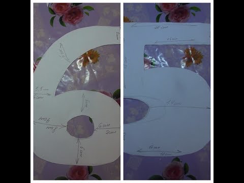 Видео: Шаблон ЦИФР 5 и 6 и 9