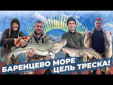Видео: Вот это ПОИМКА! Баренцево море - цель ТРЕСКА! Приключение на Кольский Полуостров.
