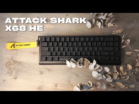 Видео: ATTACK SHARK X68 HE | БЮДЖЕТНАЯ МАГНИТНАЯ КЛАВИАТУРА