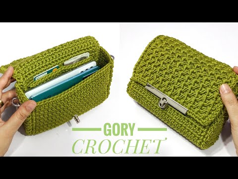 Видео: Как сделать самую простую сумку крючком с оригинальным дизайном