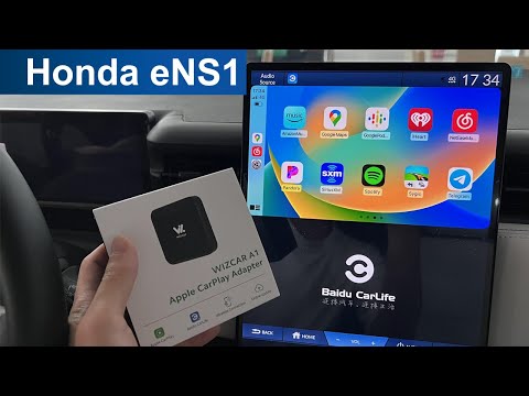 Видео: Honda eNS1 eNP1 Map Navigation Music Apple Carplay for WIZCAR A1 ХОНДА Հոնդա Карплей هوندا e:NS1