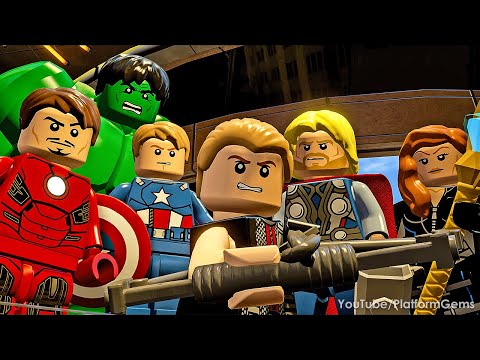 Видео: LEGO Мстители - Видеосцены из игры (на английском) [4K]
