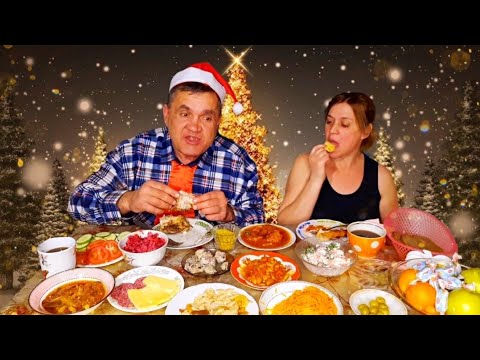 Видео: ЗАСТОЛЬЕ ПОСЛЕ НОВОГО  ГОДА // MUKBANG // КИШКОБЛУД