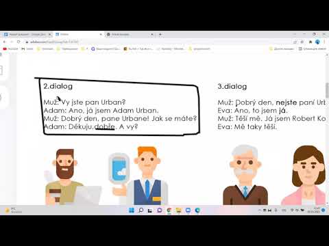Видео: Урок №2 - Вс. 12:00 (20.03). Онлайн уроки чешского языка для беженцев.