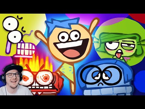 Видео: Головоломка ► НАСТОЯЩАЯ ВЕРСИЯ ( The Ultimate “Inside Out” Recap Cartoon ) Cas van de Pol | Реакция