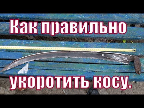Видео: как  укоротить длинную косу