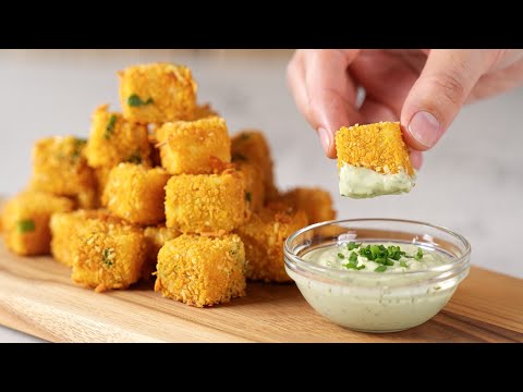 Видео: Легкие и богатые белком нутовые кубики! Хрустящая и полезная закуска!