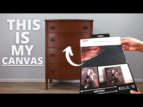 Видео: Как сделать декупаж комода