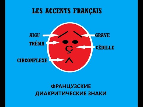Видео: Les accents français . Диакритические знаки. Значки над французскими буквами, для чего они нужны.