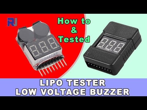 Видео: Тестер литиевых батарей LiPo с зуммером низкого напряжения (подзаголовок)