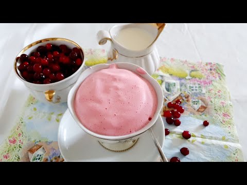 Видео: КЛЮКВЕННЫЙ МУСС НА МАННОЙ КРУПЕ