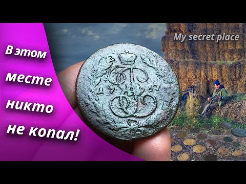Видео: СОЛОМУ УБРАЛИ, А ПОД НЕЙ - КУЧА МОНЕТ! Не зря я сюда вернулся | Коп Золотое Хобби