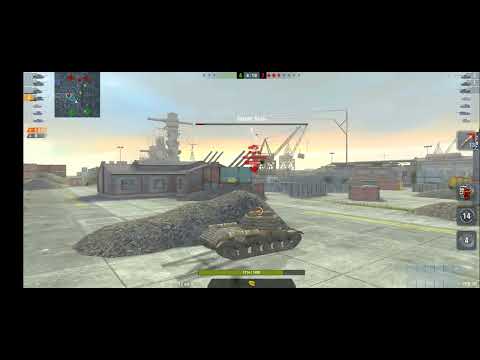 Видео: 😳Wot blitz реплей на танке ИС, выдал много урона?