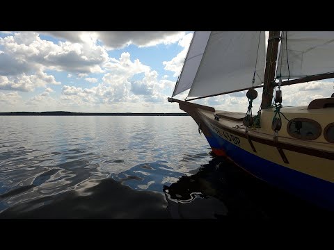 Видео: Весенняя вылазка под парусами | Парусная яхта АРГОША