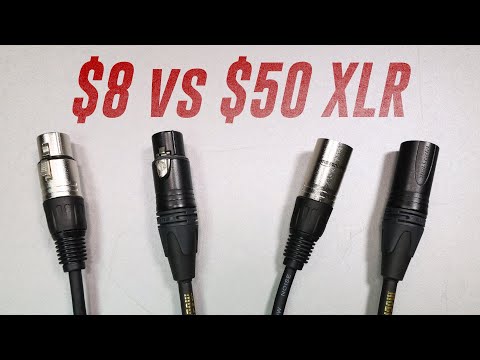 Видео: Стоит ли покупать дорогие кабели XLR? (Серия часто задаваемых вопросов)