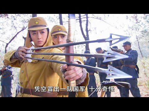 Видео: Прекрасная лучница была окружена и тремя стрелами убила японские войска!
