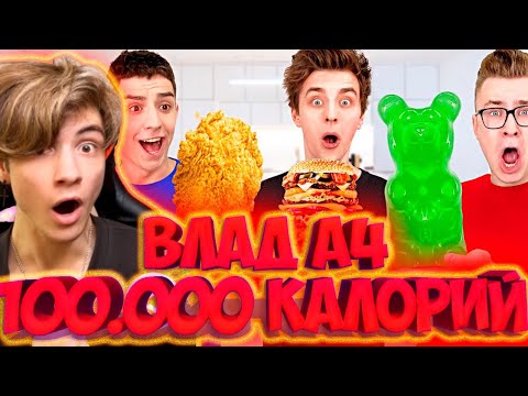 Видео: ВЛАД А4 Съели 100,000 КАЛОРИЙ за 24 ЧАСА - Челлендж РЕАКЦИЯ НА ВЛАДА А4
