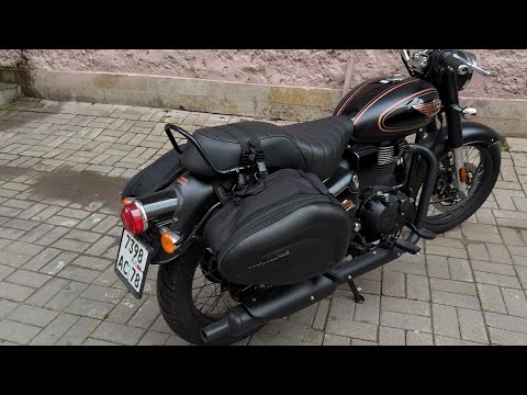 Видео: Обзор кофров KOMINE для Royal Enfield Bullet 350 🏍 Удобство и стиль в путешествиях