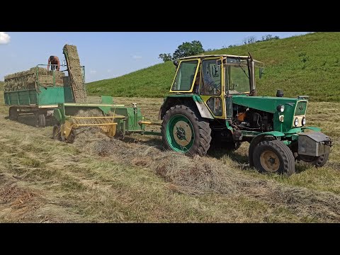 Видео: john deere 342a пресс подборщик