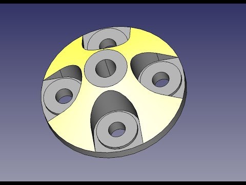 Видео: FreeCad Деталь по образцу STL модели