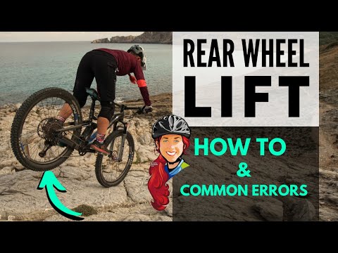 Видео: Учебное пособие по подъёму заднего колеса для горного и электрического горного велосипеда и устра...