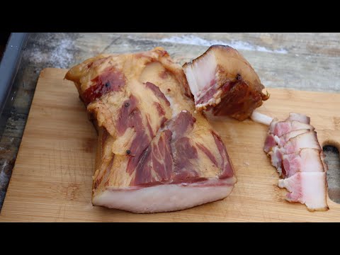 Видео: Как правильно коптить сало, сало горячего копчения, как коптить сало