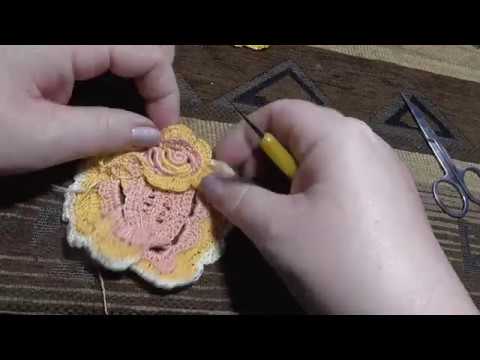 Видео: ВЯЗАНИЕ! МК розы большой часть 3 последняя.