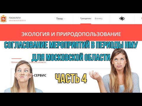 Видео: Согласование мероприятий в периоды НМУ для Московской области. Часть 4