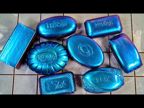 Видео: ASMR SOAP. Резка сухого мыла. Satisfying video. Painted soap cutting @ASMRSOAPUK