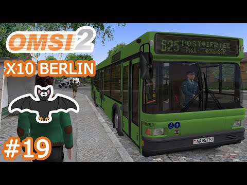 Видео: На МАЗе по Берлину. OMSI 2 - X10 Berlin - Linie 625 (→) - Citybus M301