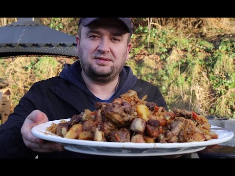 Видео: УТКА КАРТОФЕЛЬ И КАПУСТА В КАЗАНЕ просто но вкусно