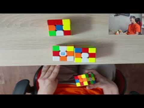 Видео: Первая удачна сборка четырех кубиков рубиков 3х3 за 27:38.58. (Мульти блайнд 3х3 4\4).