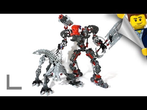 Видео: Обзор набора Lego Bionicle #8924 Максилос и Спинакс (Maxilos & Spinax)