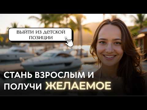 Видео: Как выйти из ДЕТСКОЙ позиции и получить ЖЕЛАЕМОЕ?