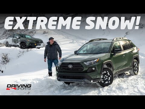 Видео: Снежные испытания: Subaru Crosstrek Wilderness 2024 против Toyota RAV4 TRD Off-Road при температу...