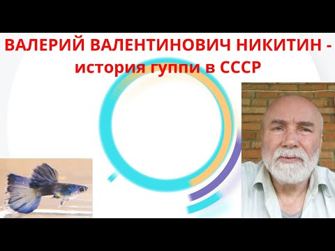 Видео: Валерий Валентинович Никитин - история гуппи в СССР. Часть 2