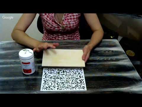 Видео: Зоя Меркулова. Текстурная паста. Битумный лак. 4.07.17