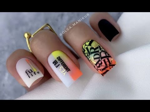 Видео: Идеи красивого маникюра на квадратные ногти/Дизайн маникюра на форму ногтей квадрат фото тенденции